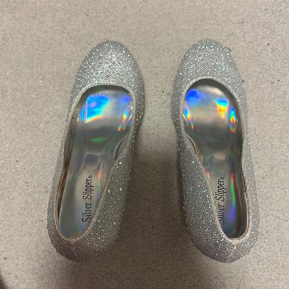 Sparkly diamond heels